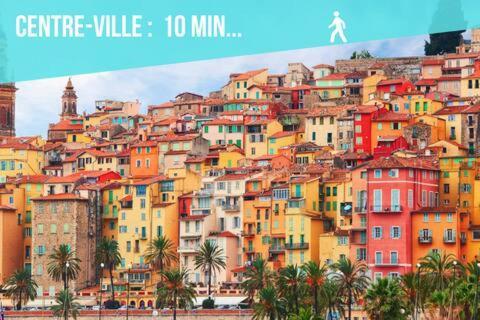 Le Montfleuri- Centre-Ville - Parking Prive - Vue Mer Menton Exterior foto